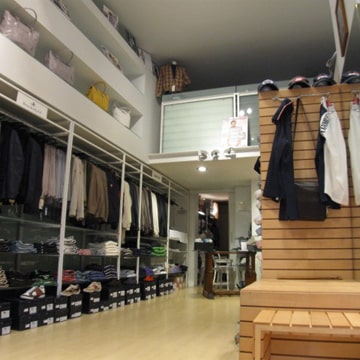 Restyling of a clothes shop