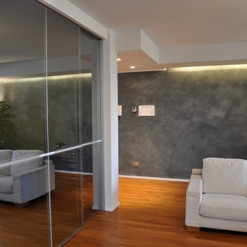Ristrutturazione ed interior design attico su due livelli
