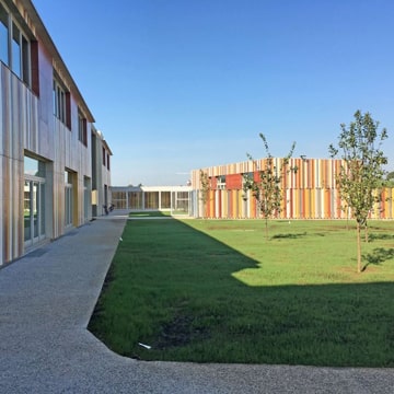 Construction Site for New Cernusco S.N. School Campus